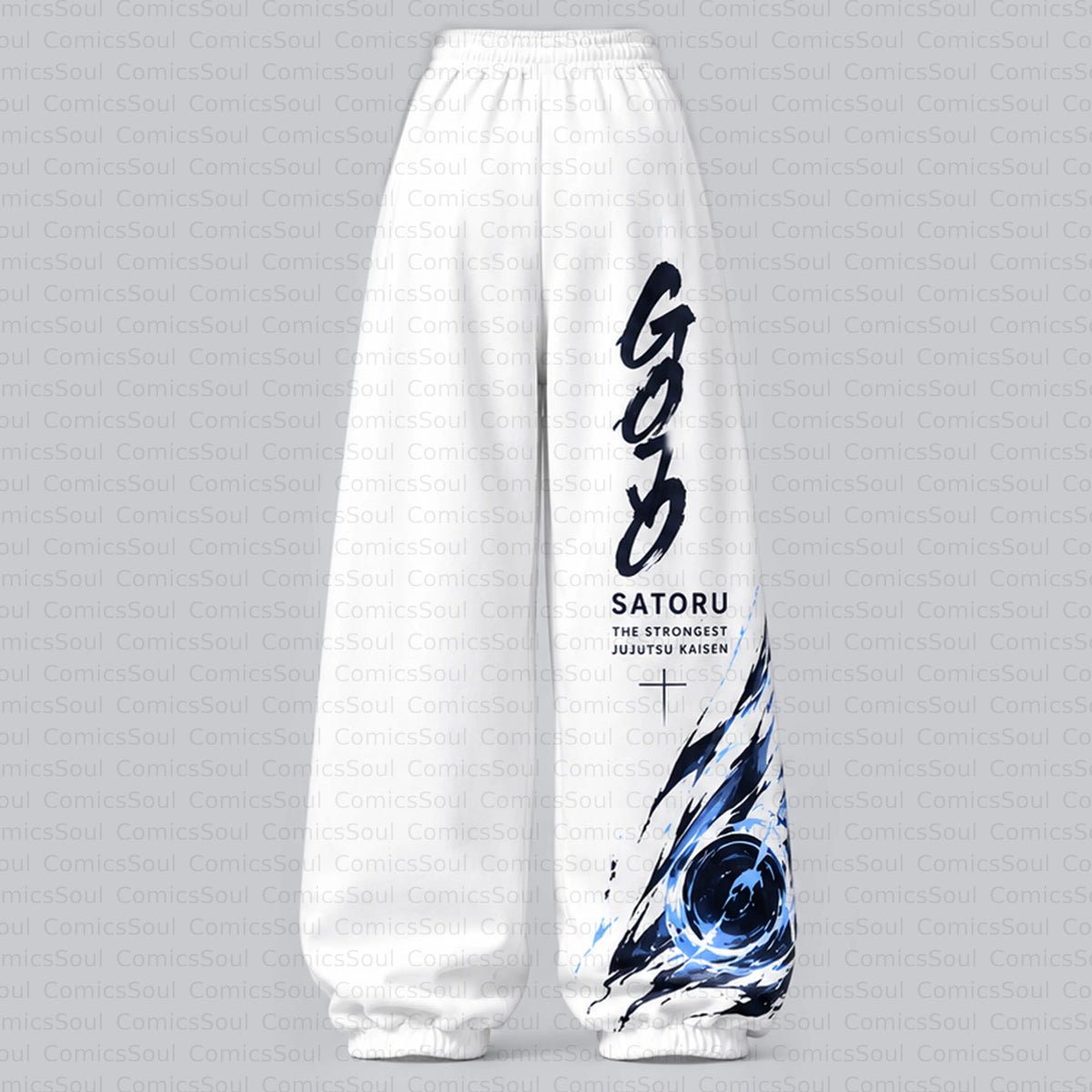 Jujutsu Kaisen Cropped Long Sleeve Hoodie & High Waist Jogger Pants Two Piece
