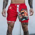 0P-Unisex Casual Anime Streetwear Shorts