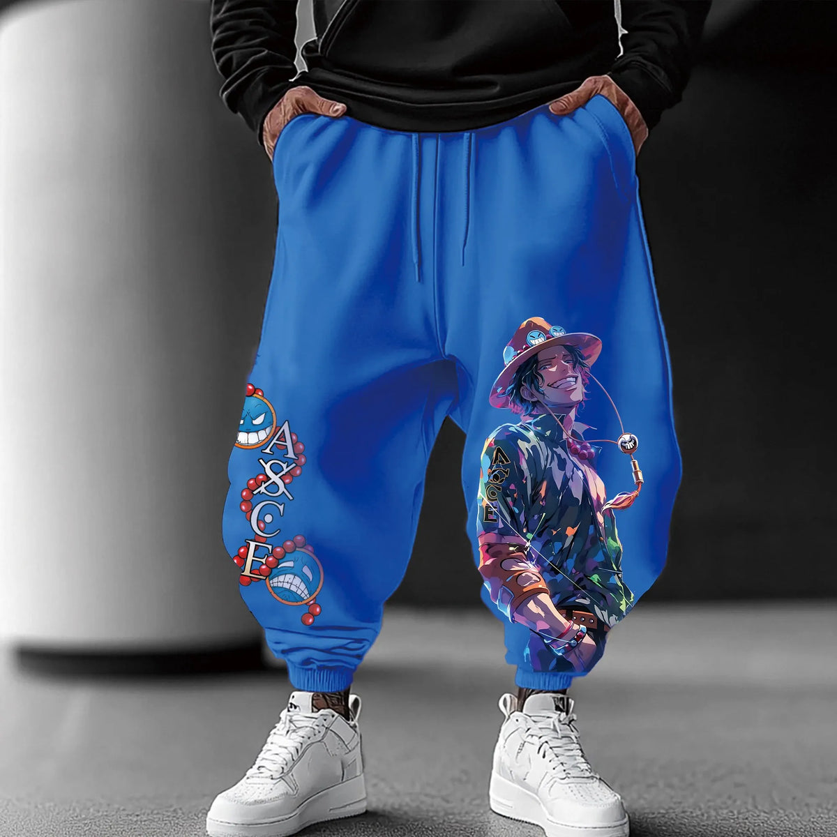 0P-Unisex Anime Inspired Vintage Pants