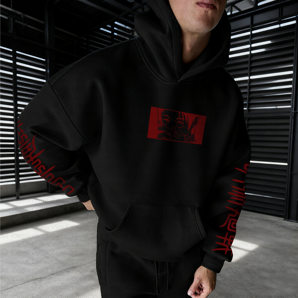 Unisex Anime Inspired Vintage Plush Hoodie