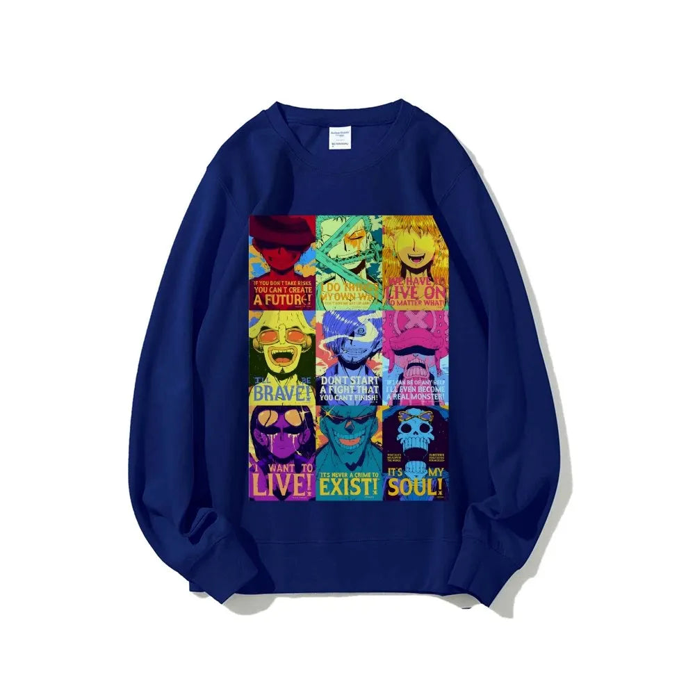 OP-Luffy Oversized Sweatshirt
