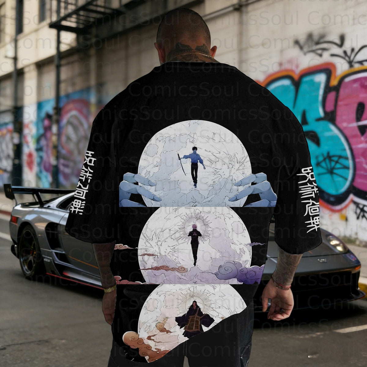 Unisex Anime Inspired Vintage T-Shirt