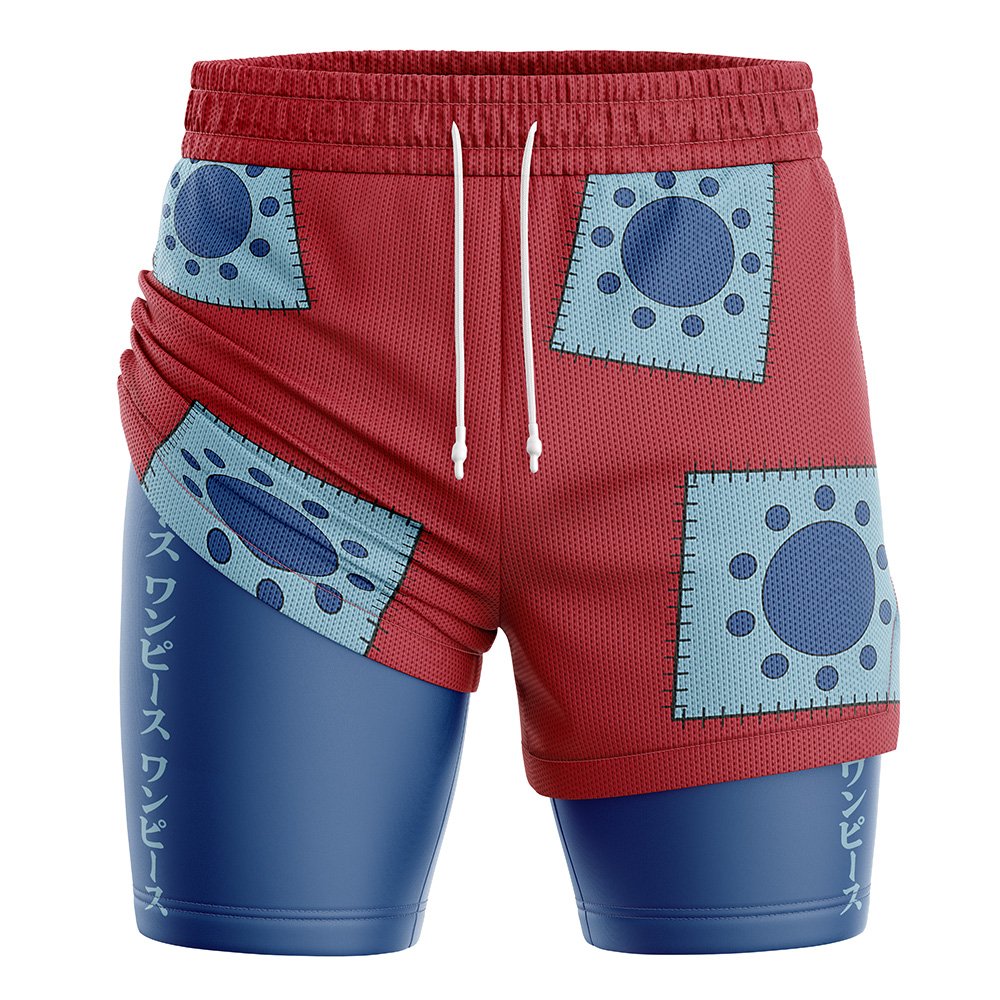 0P-Luffy Wano V3   2-in-1 Performance Shorts