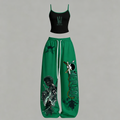 ONE PIECE Top & Elasticated Trousers Two-Piece Set