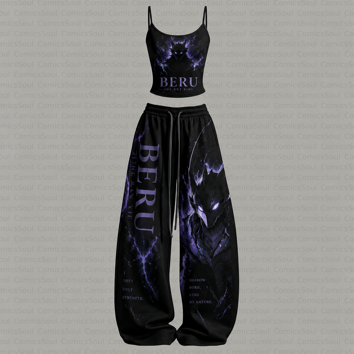 Solo Leveling Top & Elasticated Trousers Two-Piece Set