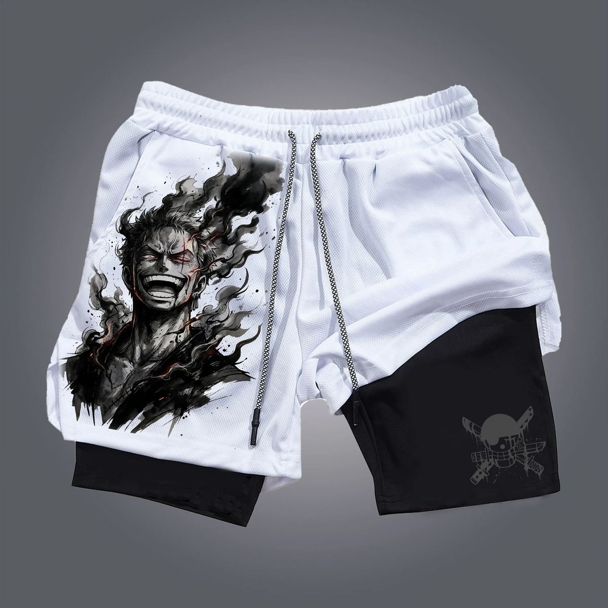 OP-Unisex Casual Anime Style Shorts