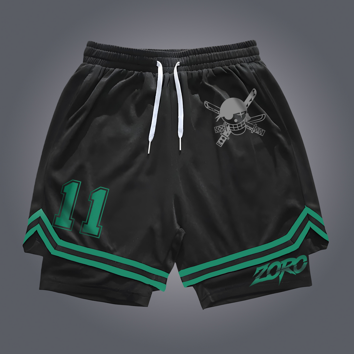 OP-Unisex Casual Anime Style Shorts