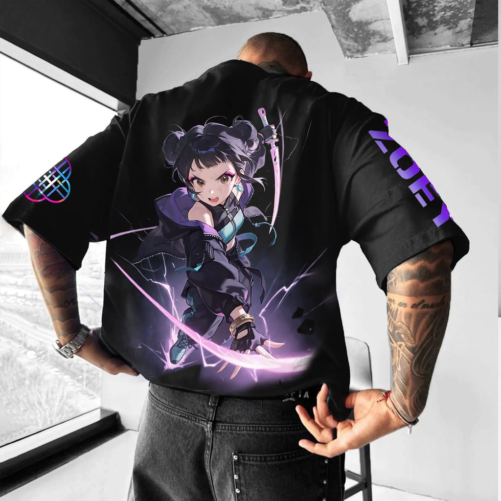 Unisex Anime Inspired Vintage T-Shirt