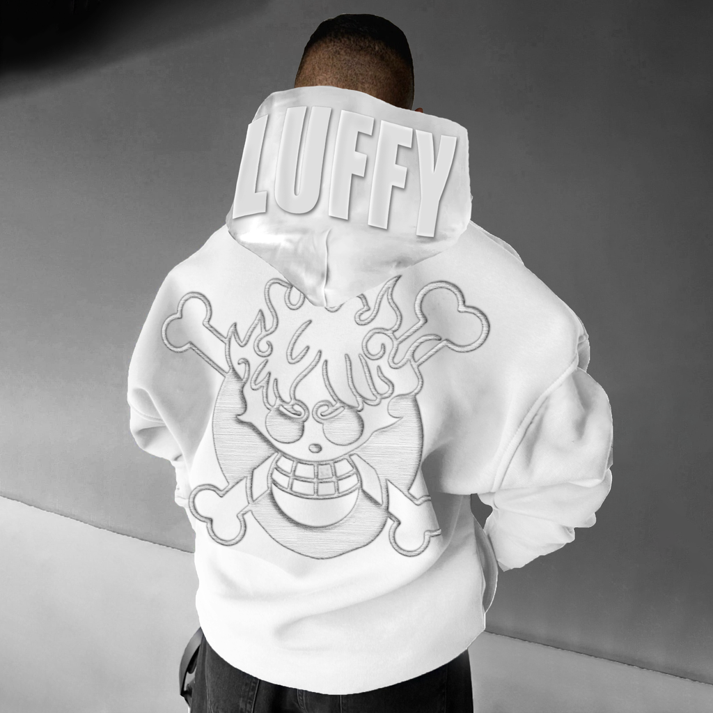 OP-Luffy-Unisex Pirate Anime  Hoodie-