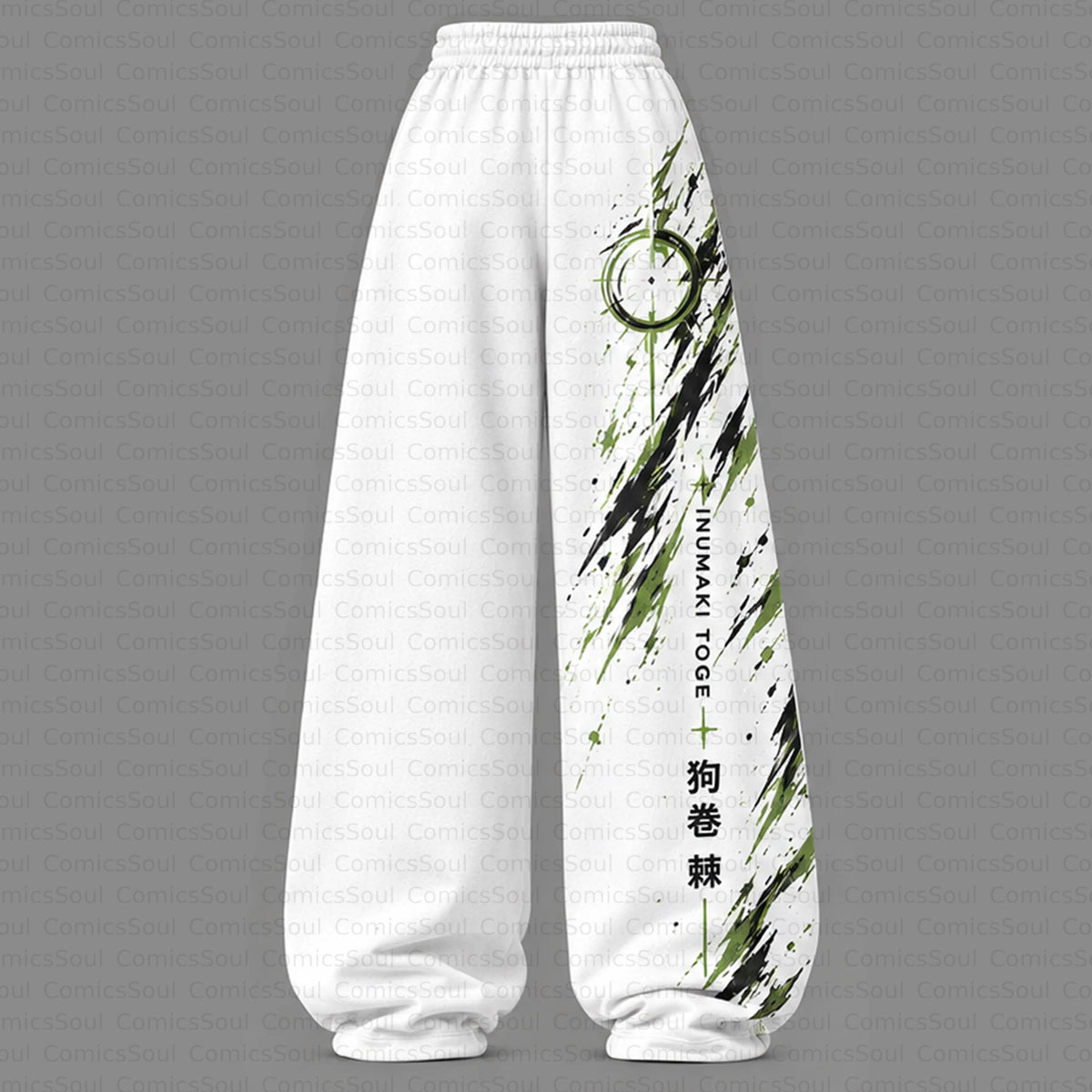 Jujutsu Kaisen Cropped Long Sleeve Hoodie & High Waist Jogger Pants Two Piece