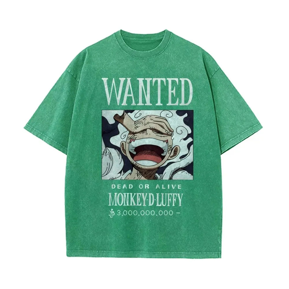 OP-Luffy Vintage Oversized T-Shirt