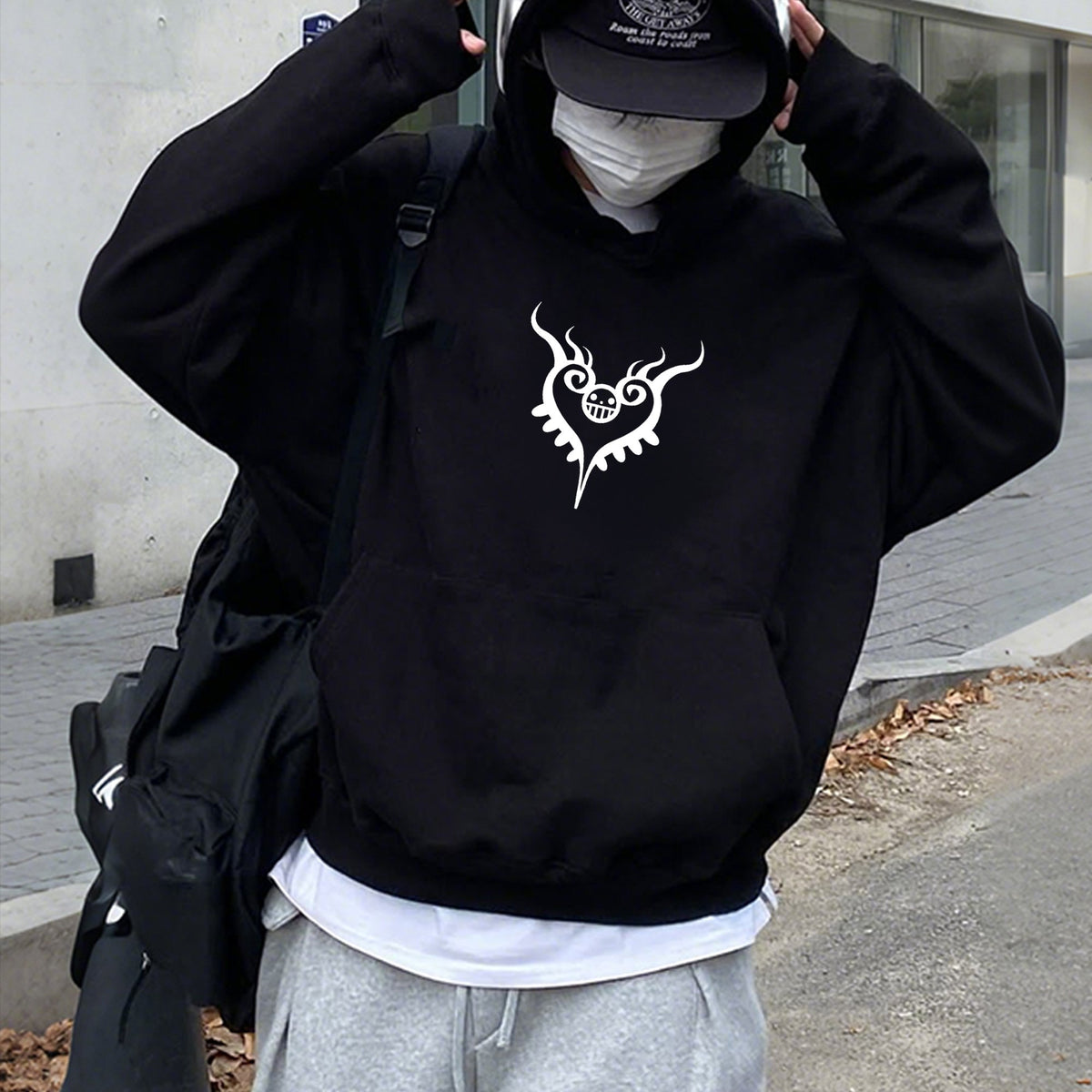 OP-Unisex Anime Inspired Vintage Plush Hoodie