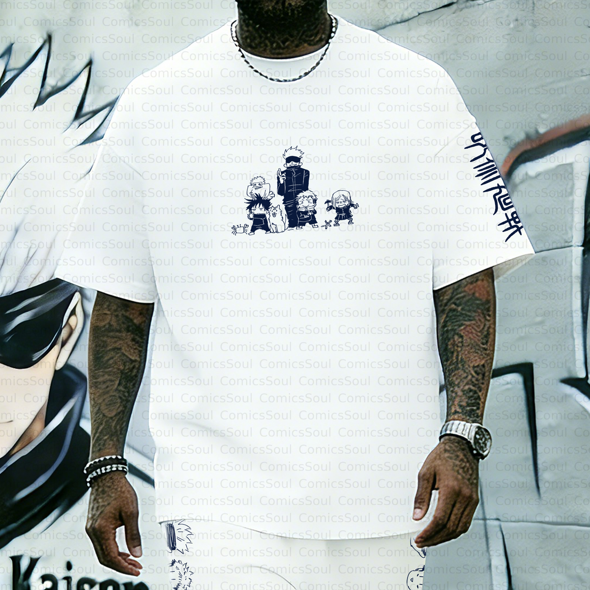 Unisex Anime Inspired Vintage T-Shirt