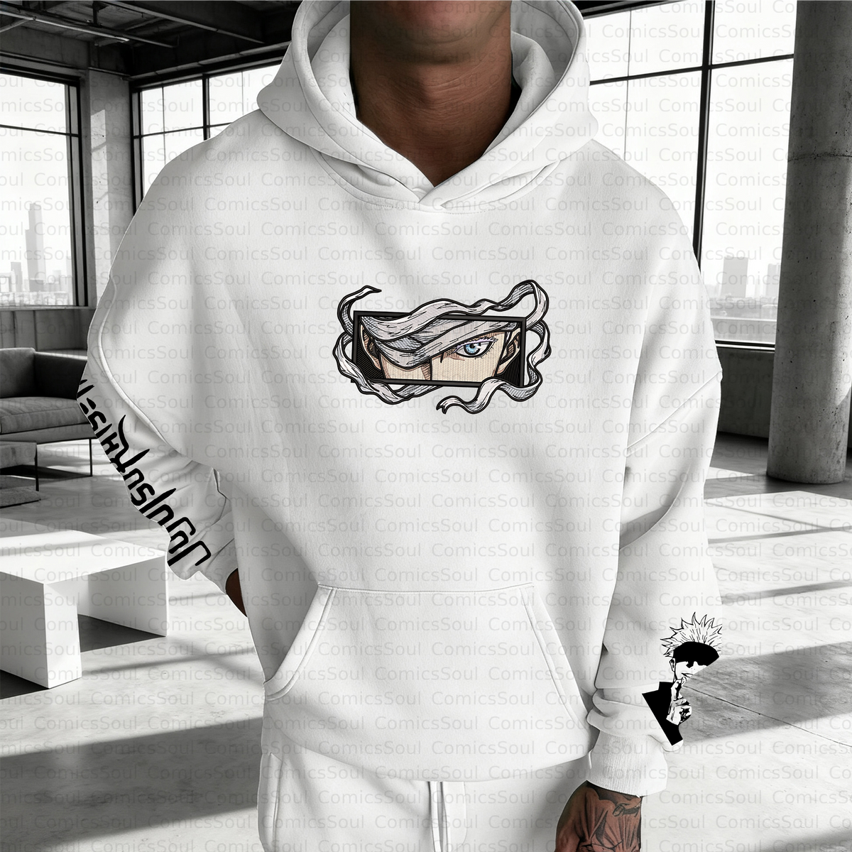 Unisex Anime Inspired Vintage Plush Hoodie