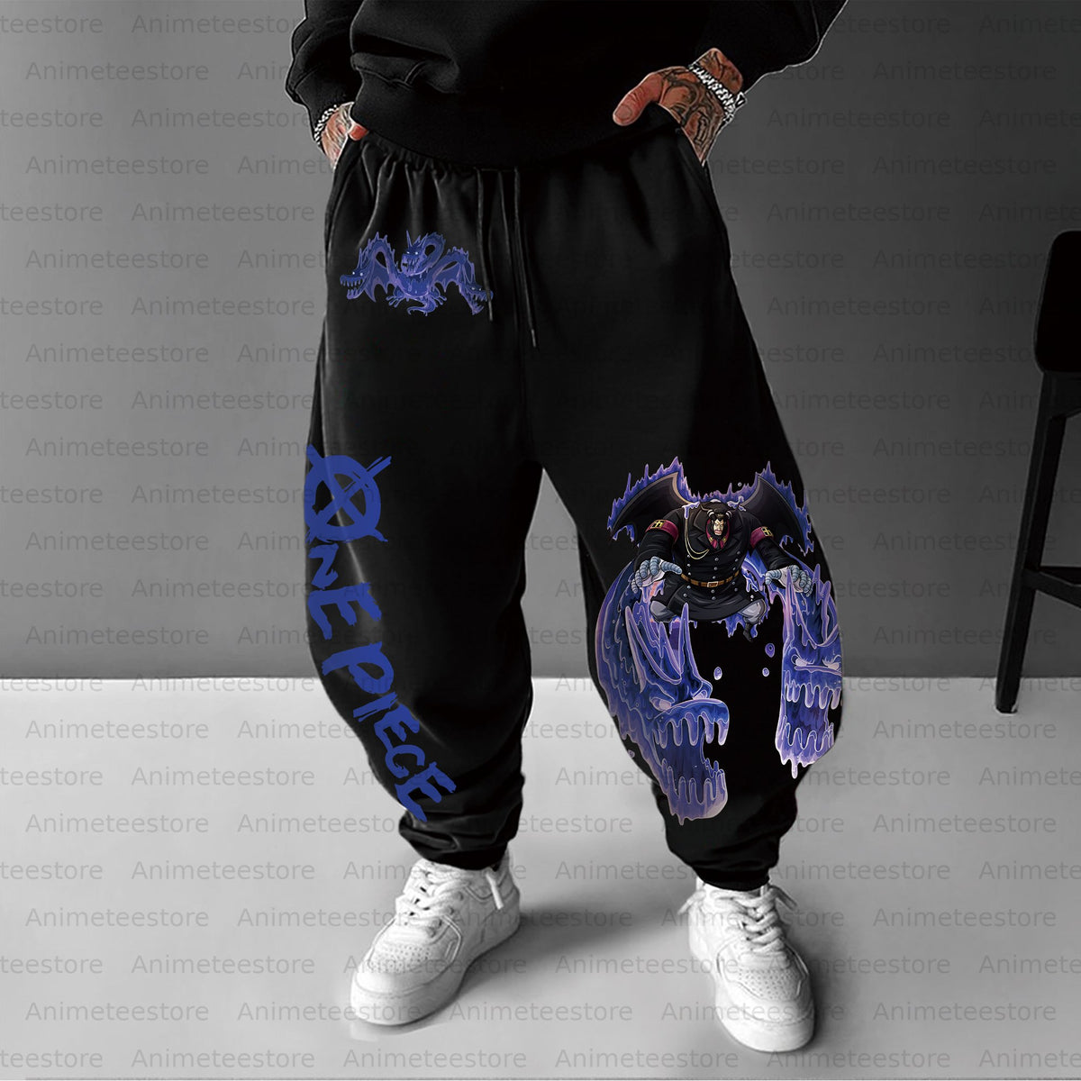 0P-Unisex Anime Inspired Vintage Pants