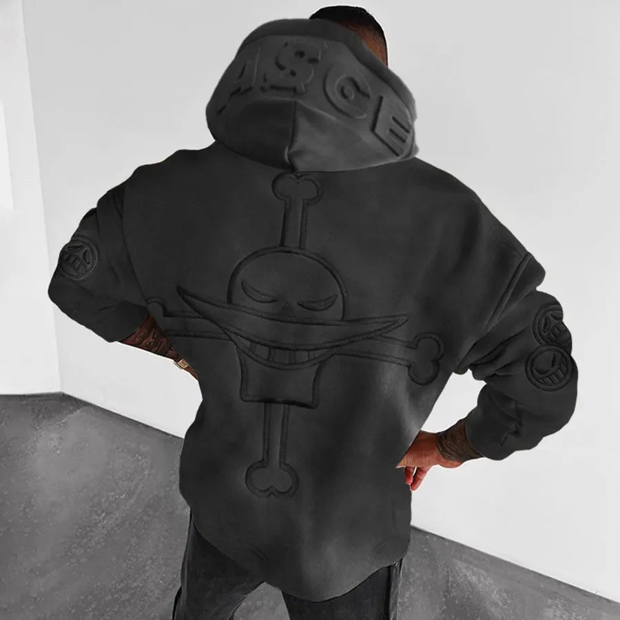 OP-Oversize "" Print Hoodie