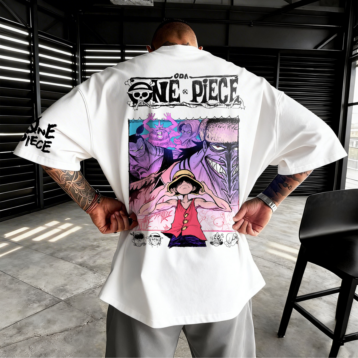 OP-Unisex Anime Inspired Vintage T-Shirt
