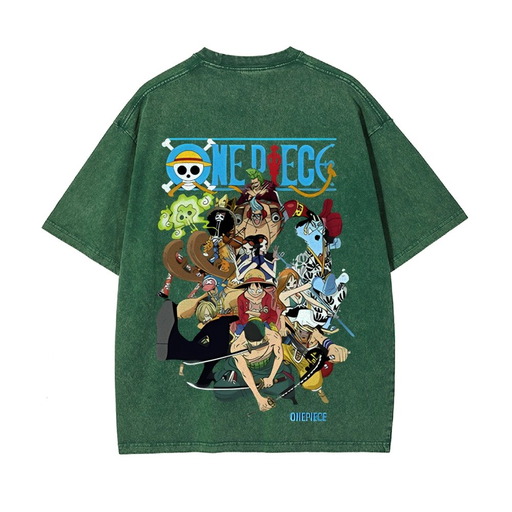 OP-Luffy Vintage Oversized T-Shirt