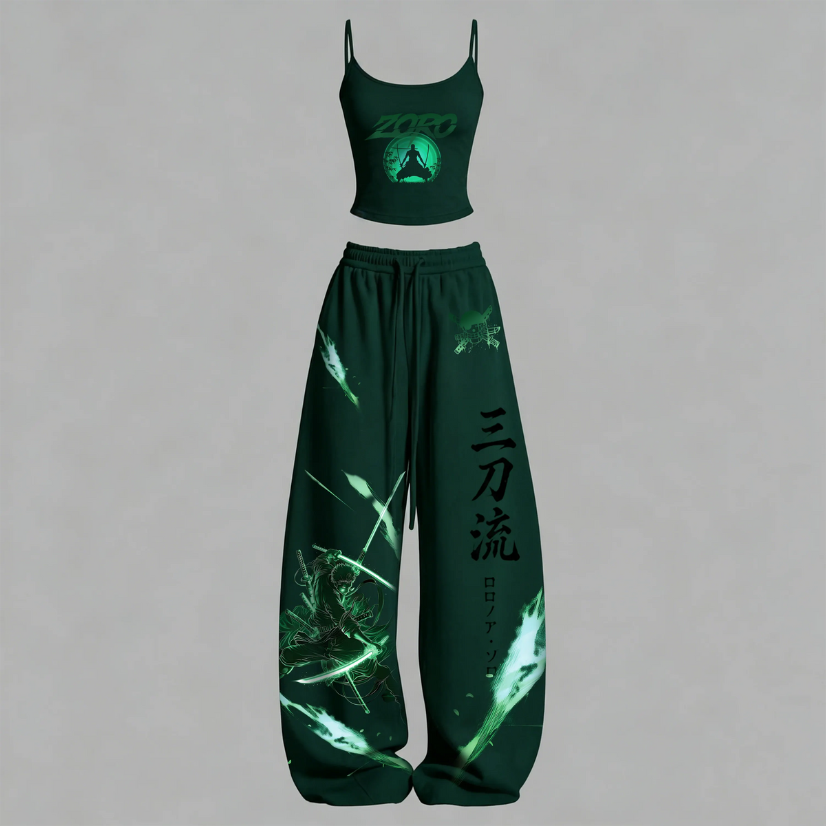 ONE PIECE Top & Elasticated Trousers Two-Piece Set