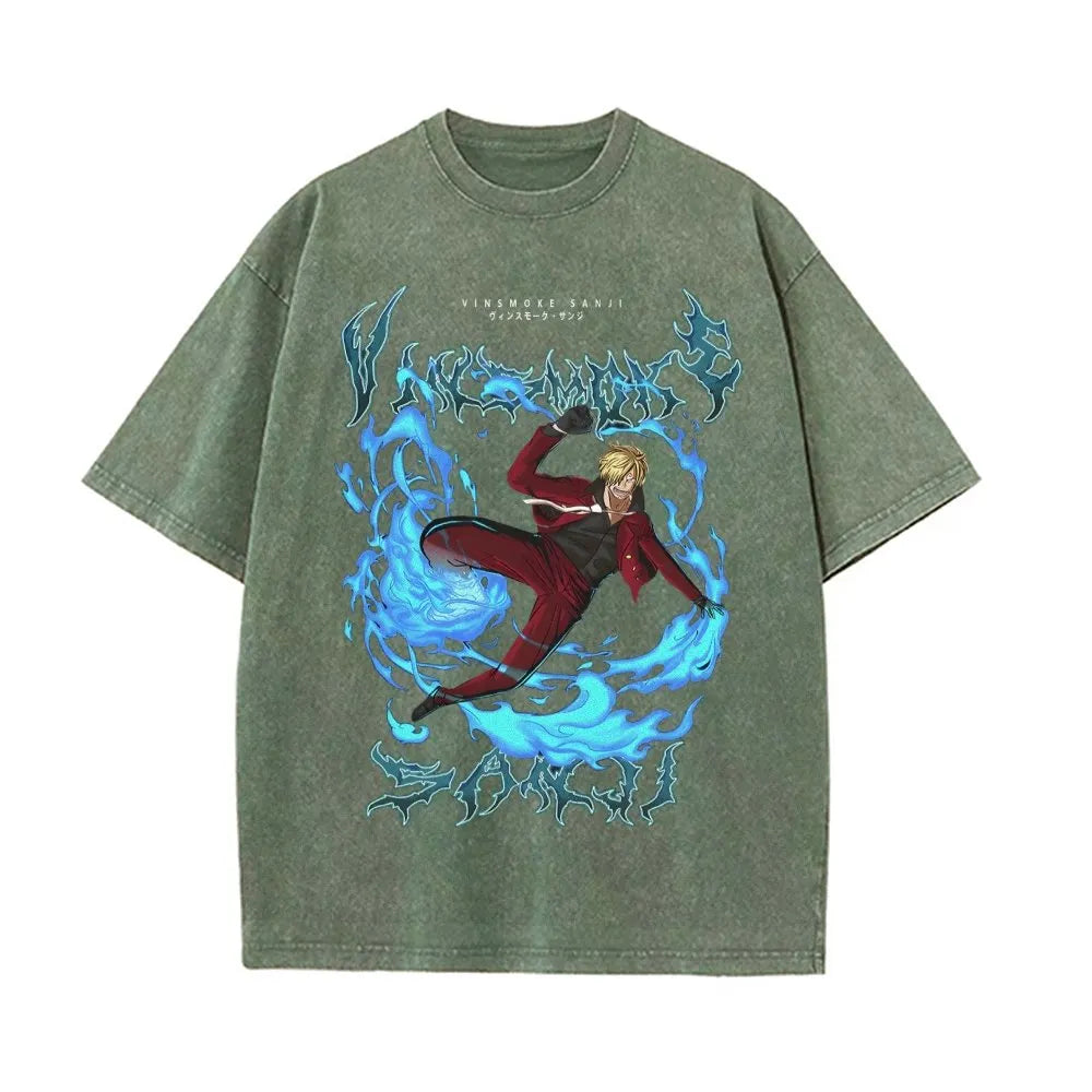 OP-Sanji Vintage Oversized T-Shirt