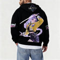 Unisex Graphic Streetwear Vintage Zipper Cardigan Plush Hoodie