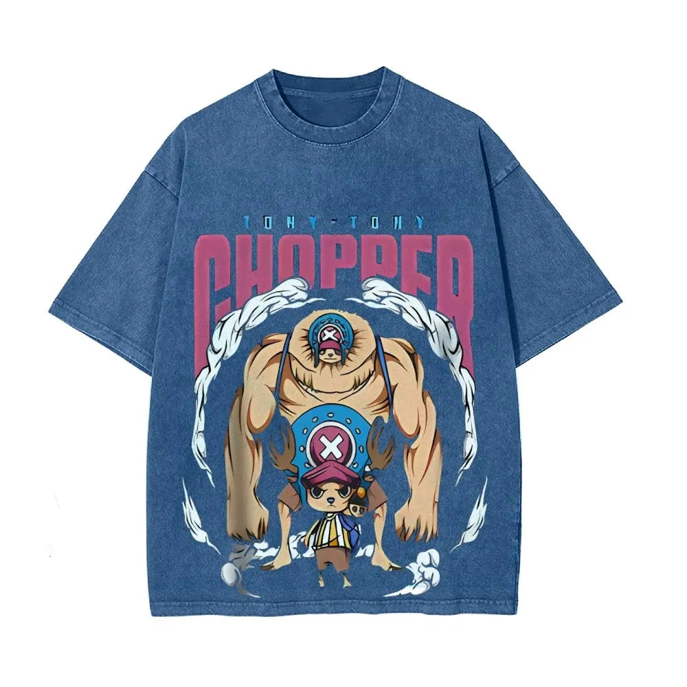 OP-Tony Tony Chopper Vintage Oversized T-Shirt