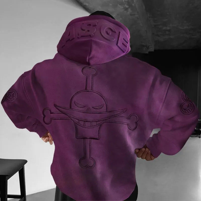 OP-Oversize "" Print Hoodie