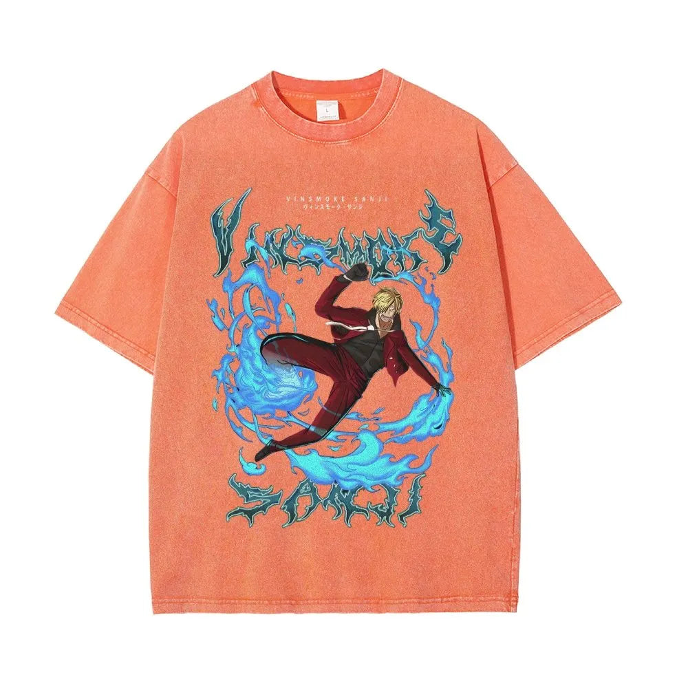 OP-Sanji Vintage Oversized T-Shirt