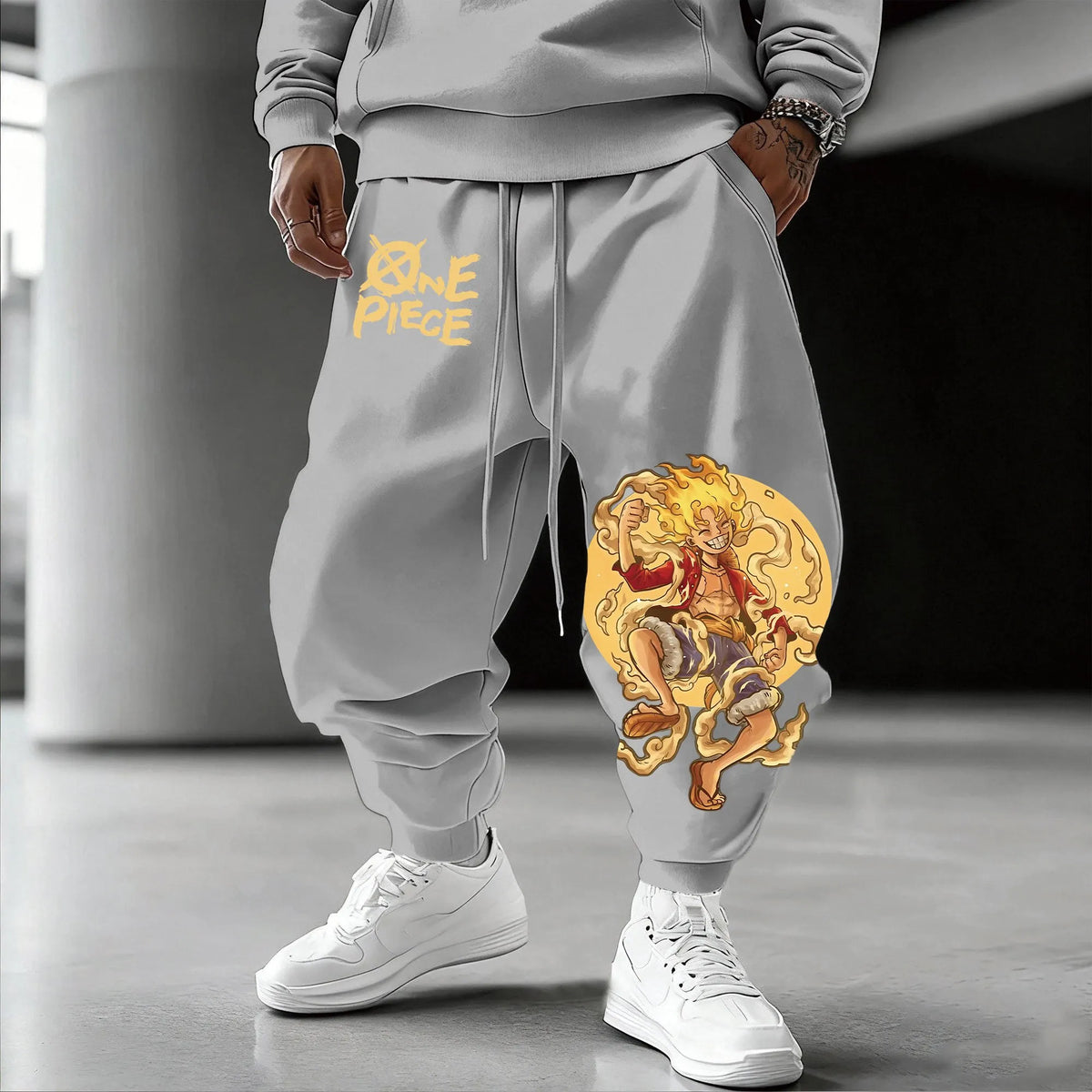 0P-Unisex Anime Inspired Vintage Pants