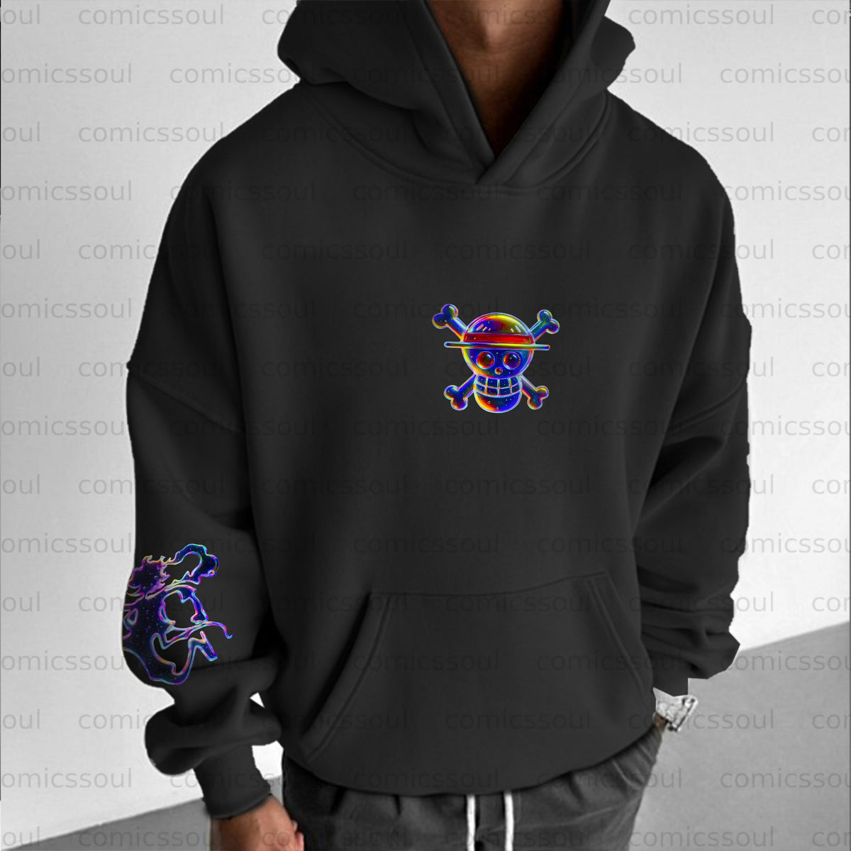 Unisex Anime Graphic Streetwear Vintage Hoodie