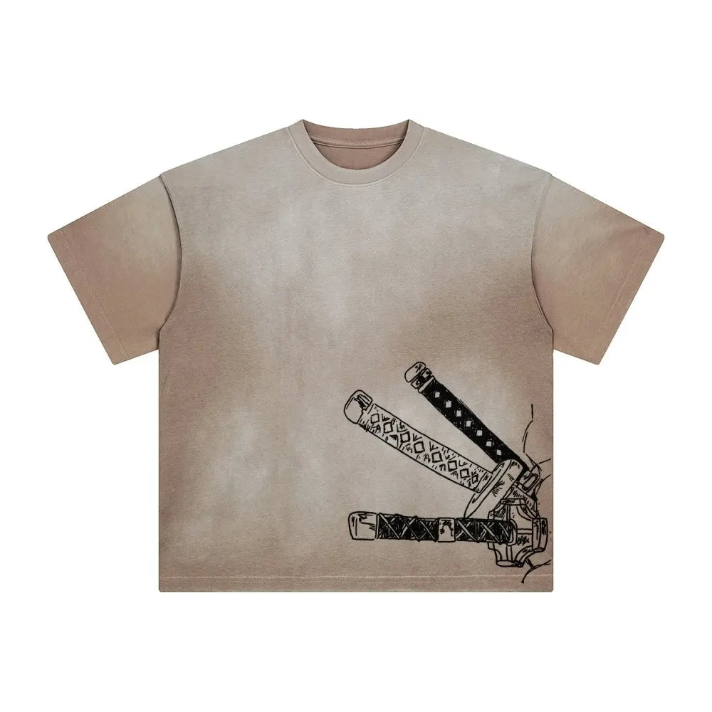 OP-Vintage Washed Tee  Zoro