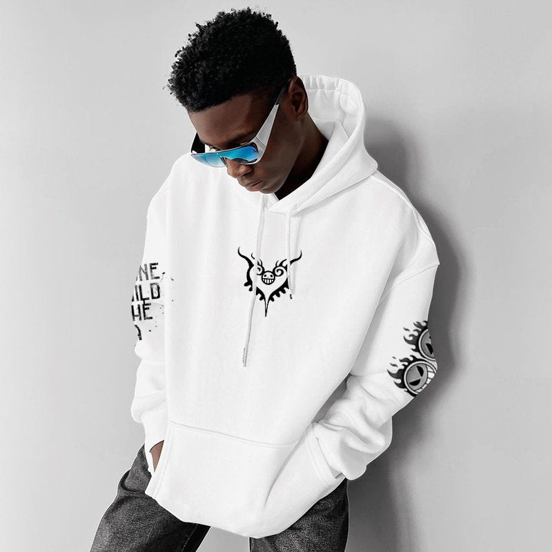 OP-Oversize Print Hoodie