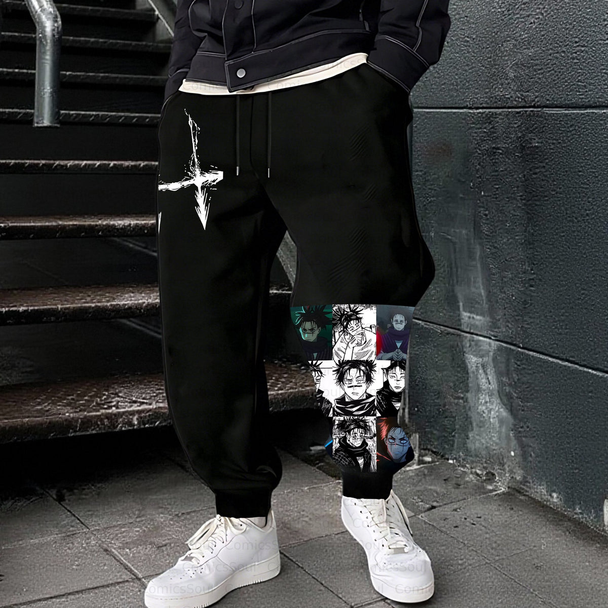 Unisex Casual Anime Streetwear Pant