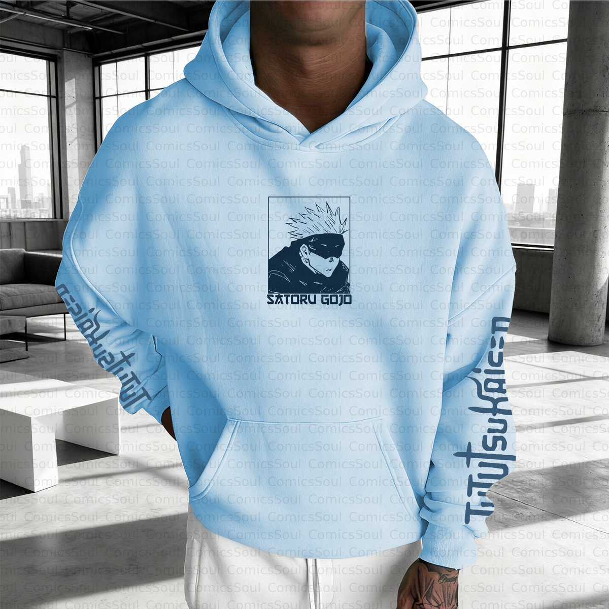Unisex Anime Inspired Vintage Plush Hoodie