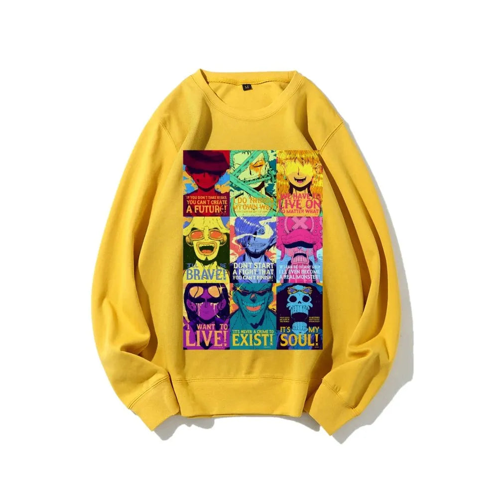 OP-Luffy Oversized Sweatshirt
