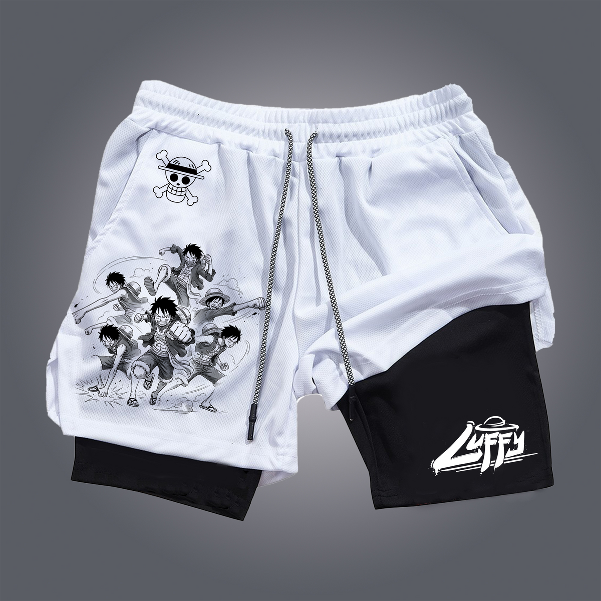 OP-Unisex Casual Anime Style Shorts