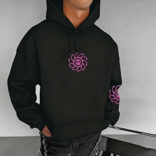 0P-Unisex Anime Graphic Streetwear Vintage Plush Hoodie