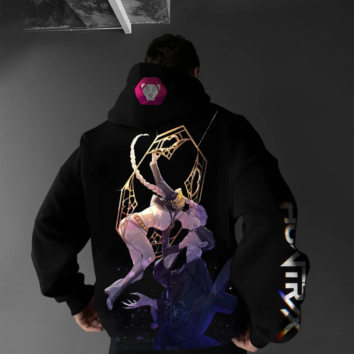 Plus Velvet Unisex Anime Graphic Streetwear Vintage Hoodie