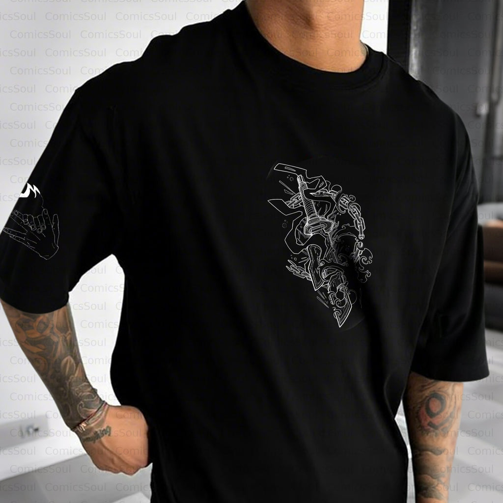 Unisex Anime Inspired Vintage T-Shirt