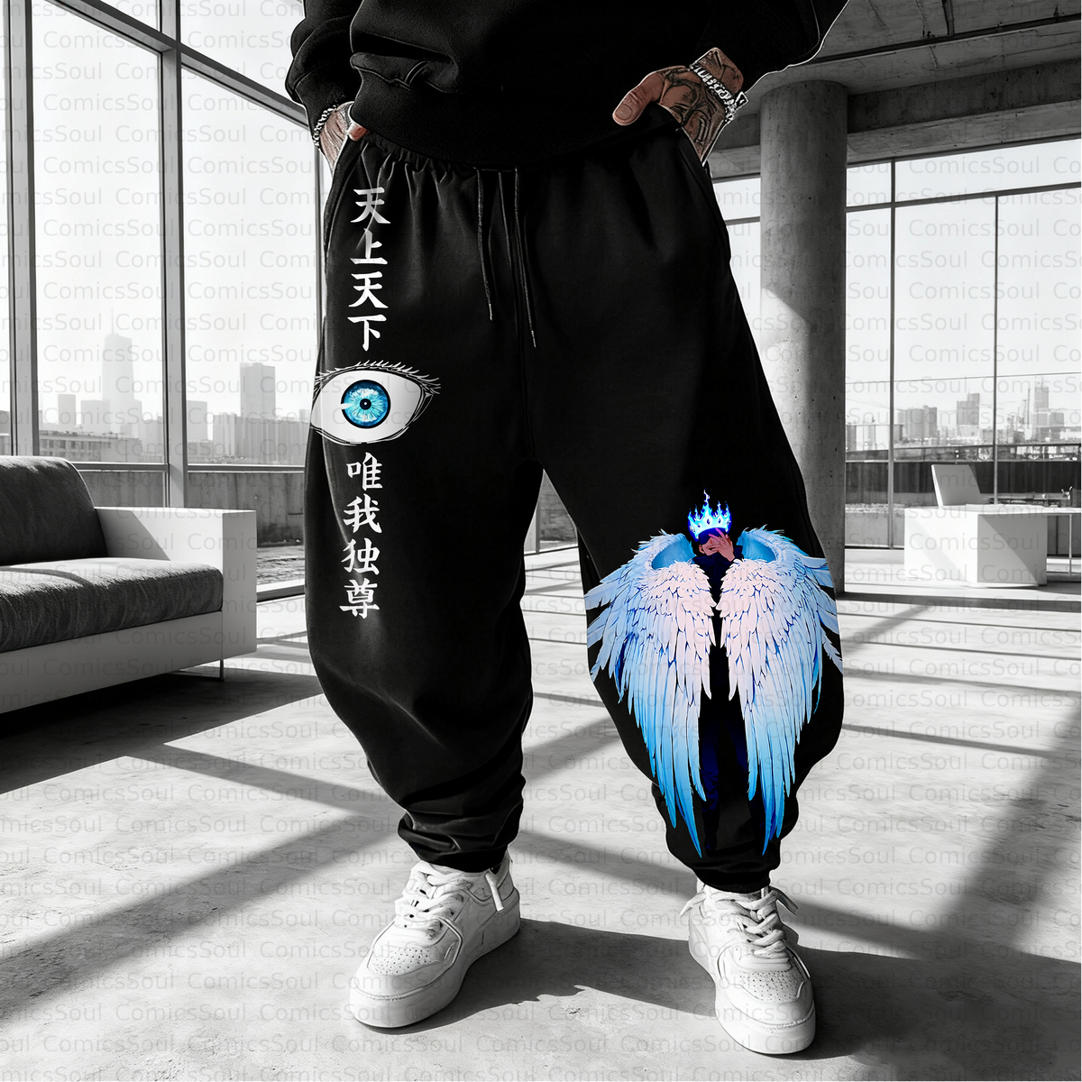 Unisex Casual Anime Streetwear Pant