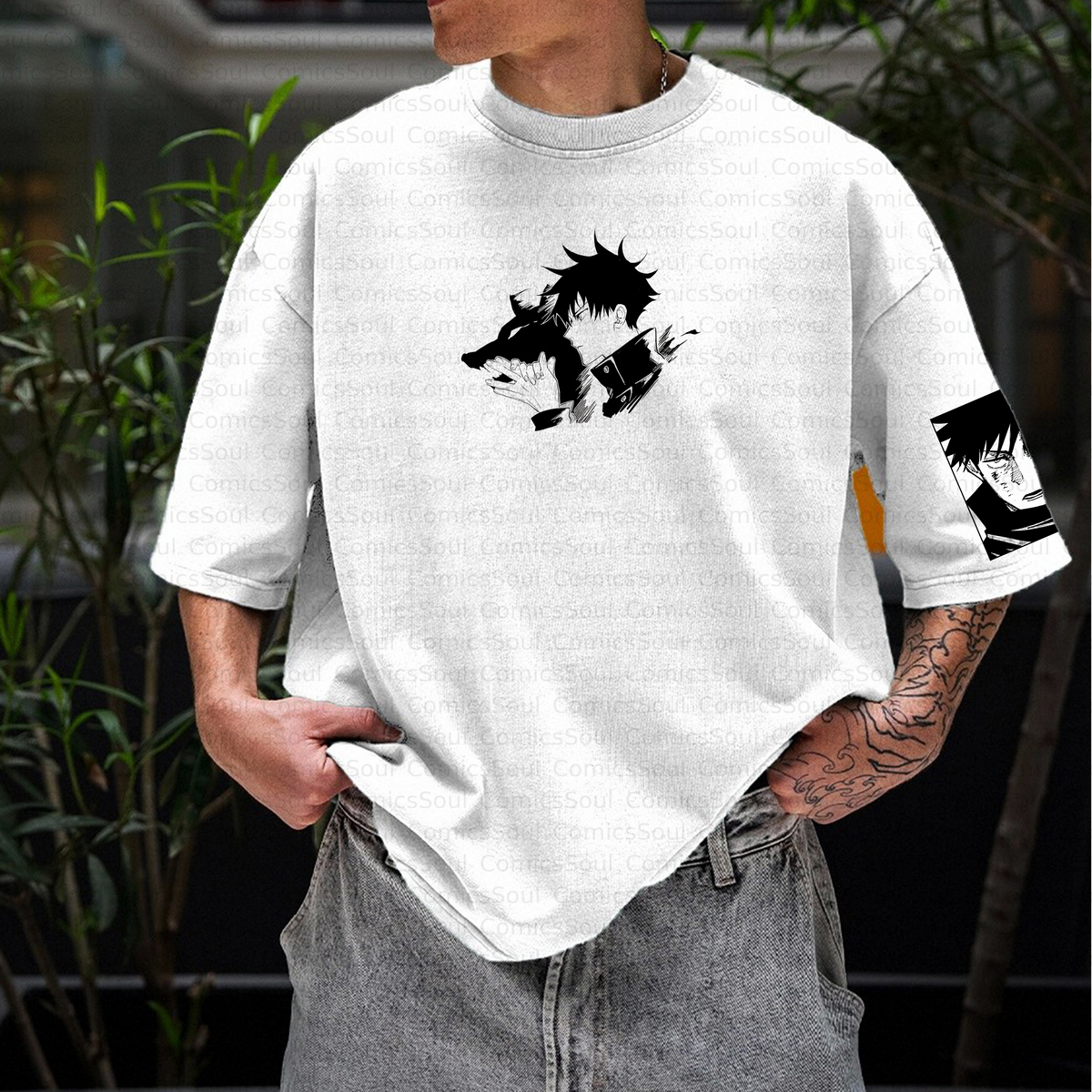 Unisex Anime Inspired Vintage T-Shirt