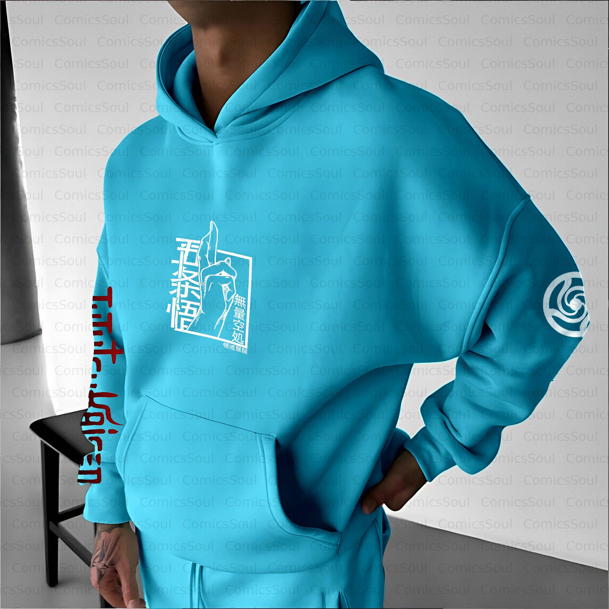 Unisex Anime Inspired Vintage Plush Hoodie
