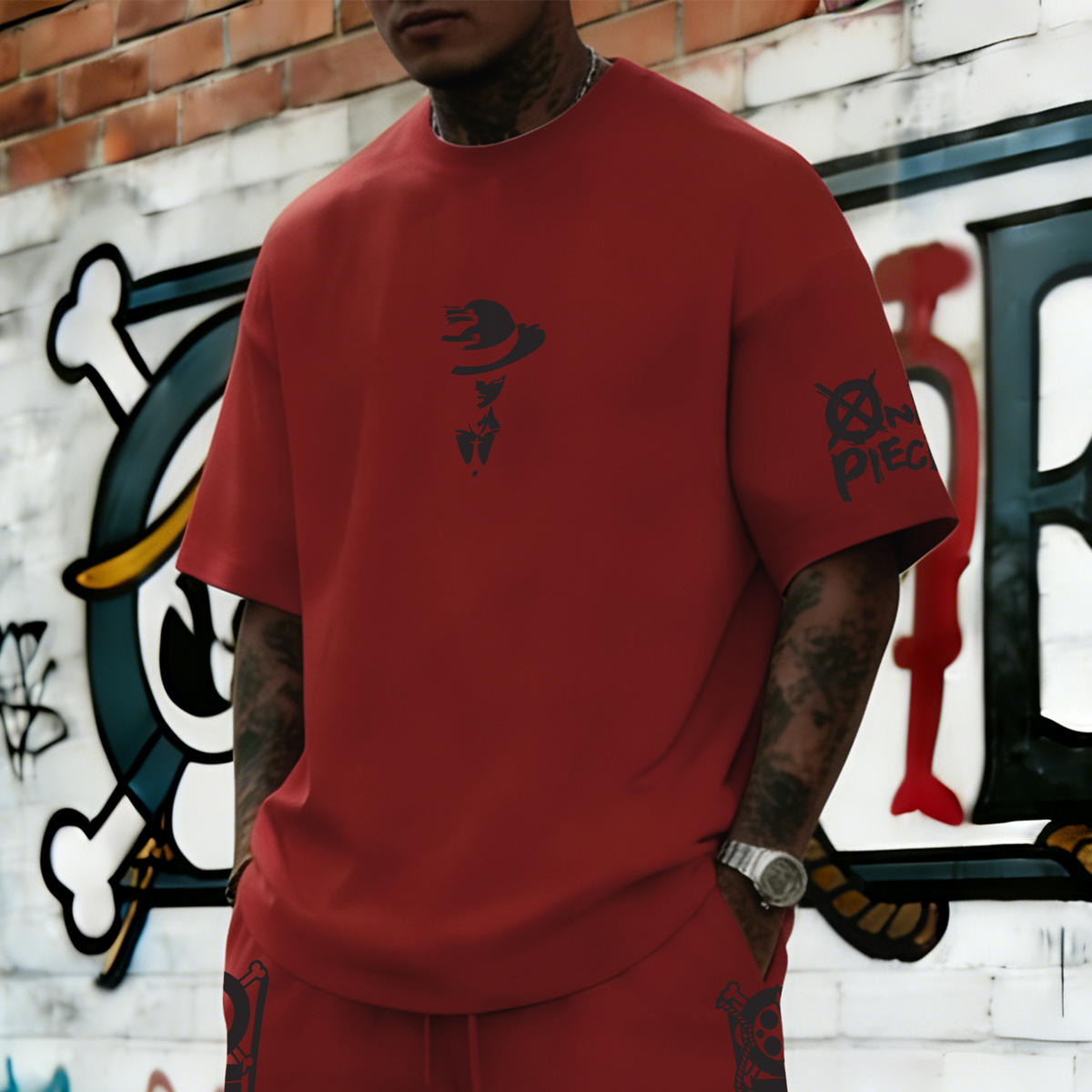 Unisex Anime Inspired Vintage T-Shirt