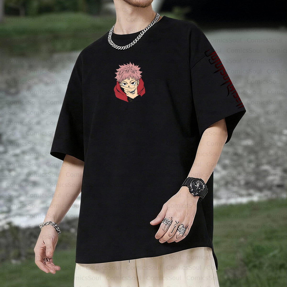 Unisex Anime Inspired Vintage T-Shirt
