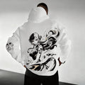 0P-Unisex Anime Graphic Streetwear Vintage Plush Hoodie