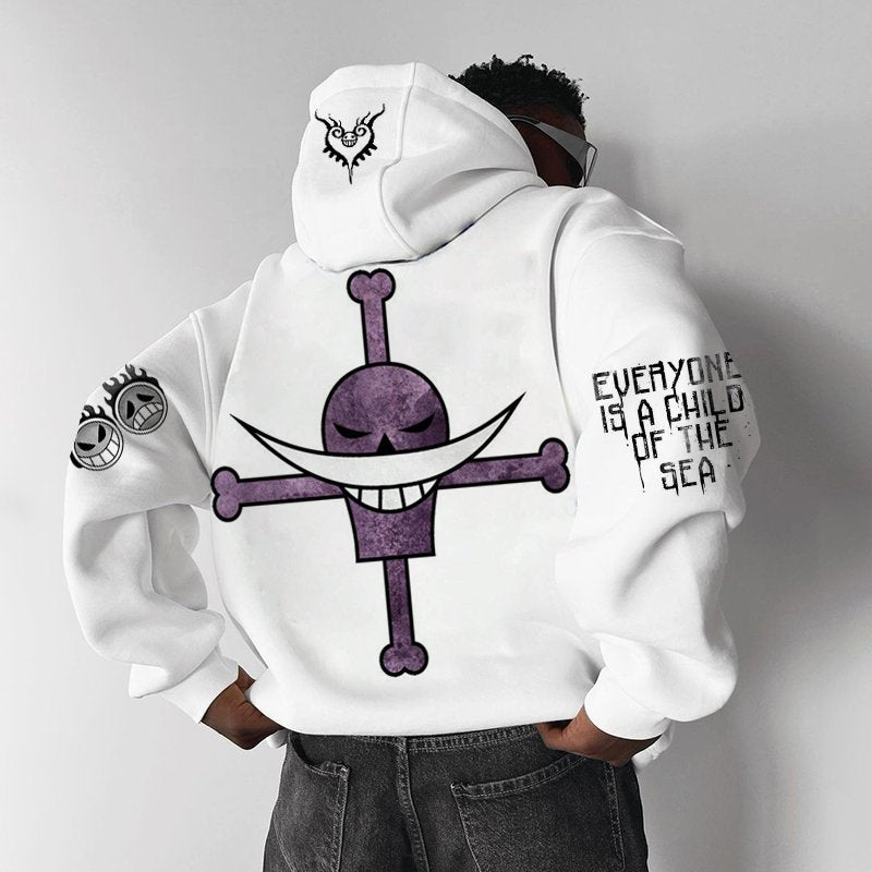 OP-Oversize Print Hoodie