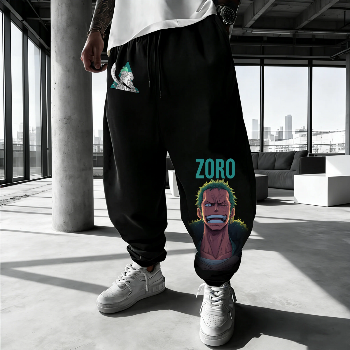 OP-Unisex Casual Anime Streetwear Pant