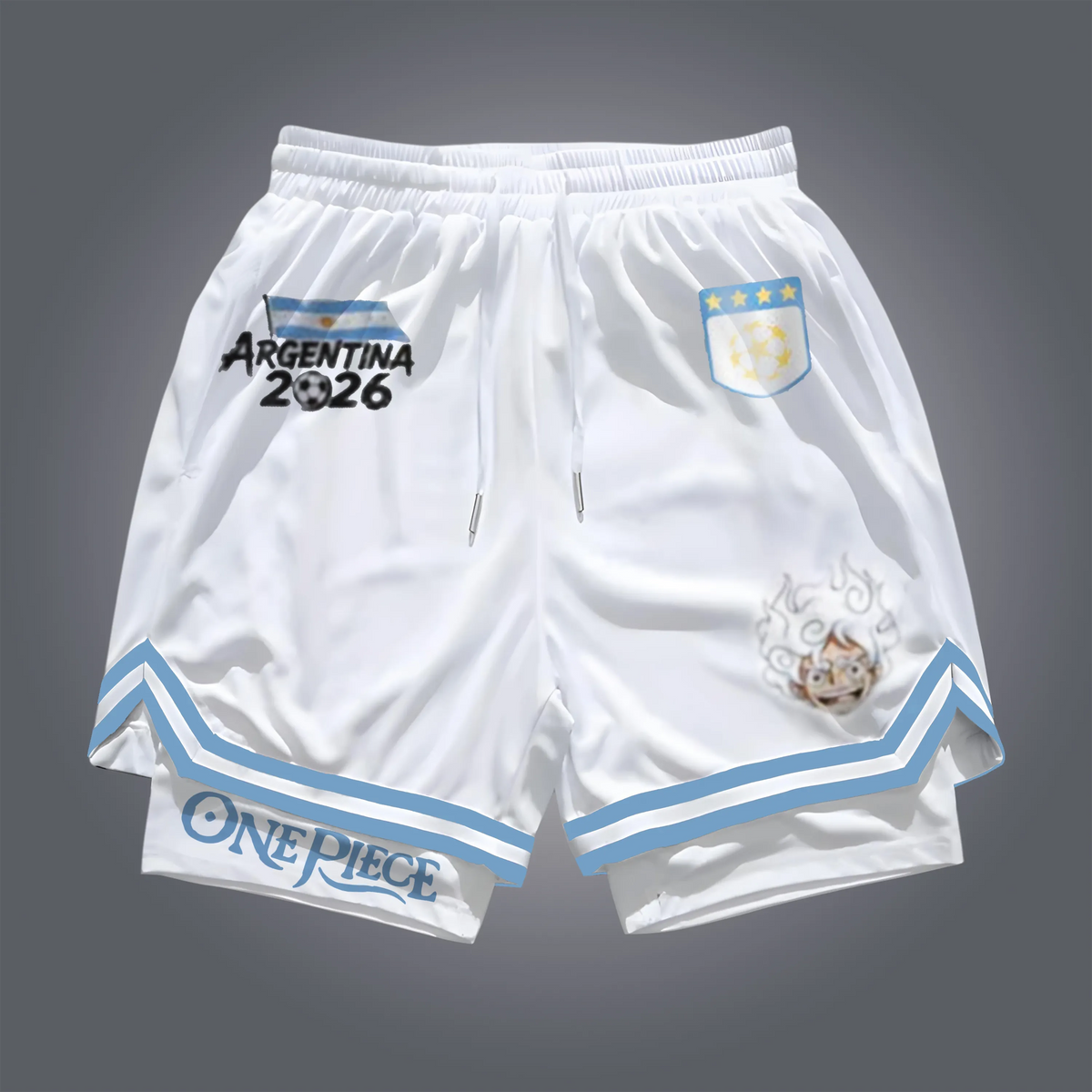 OP-Unisex Casual Anime Style Shorts