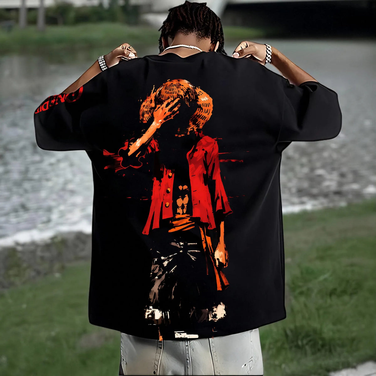 OP-Unisex Anime Inspired Vintage T-Shirt