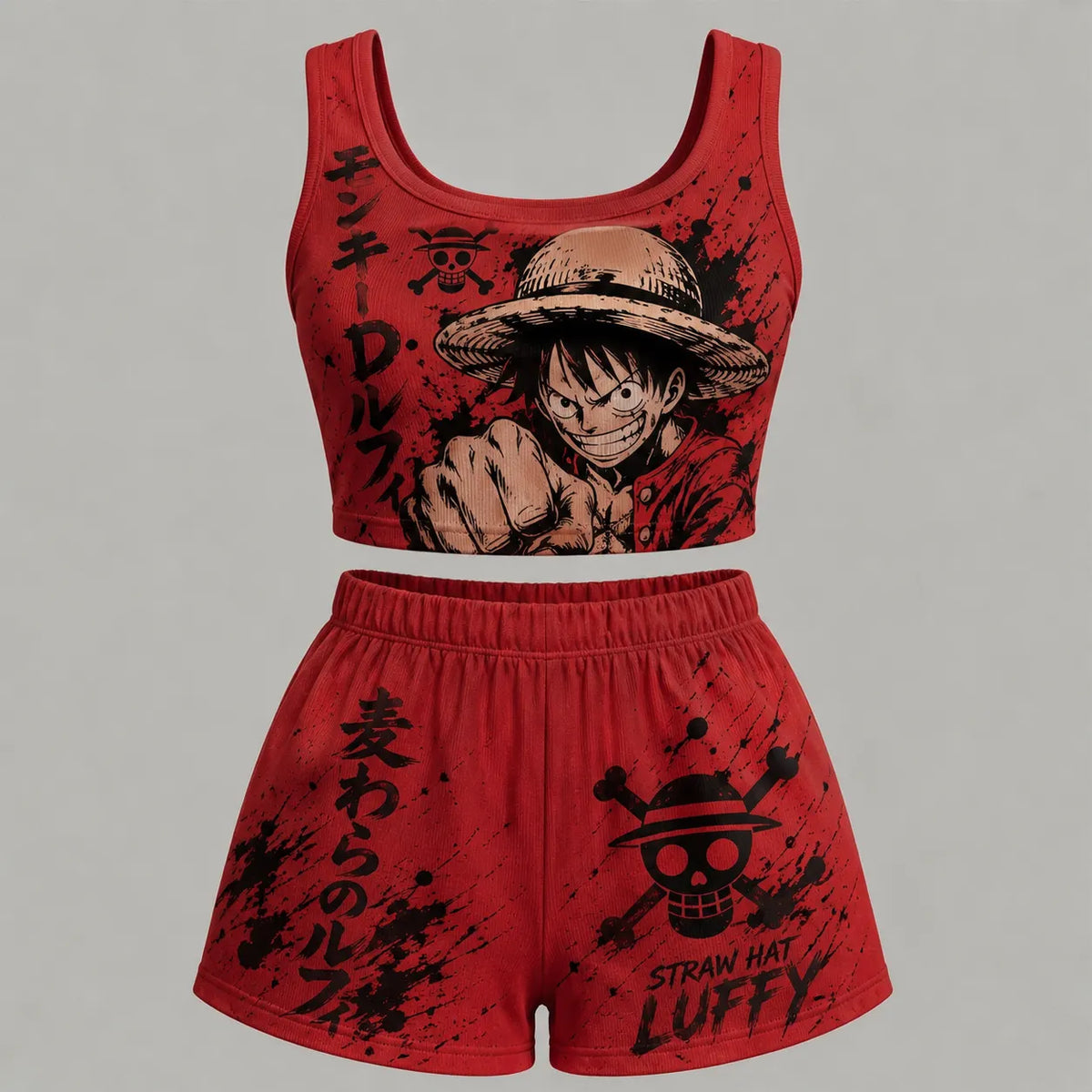 ONE PIECE Vest and shorts Two-Piece Set